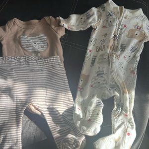 Three Piece Beary Sleeping Set